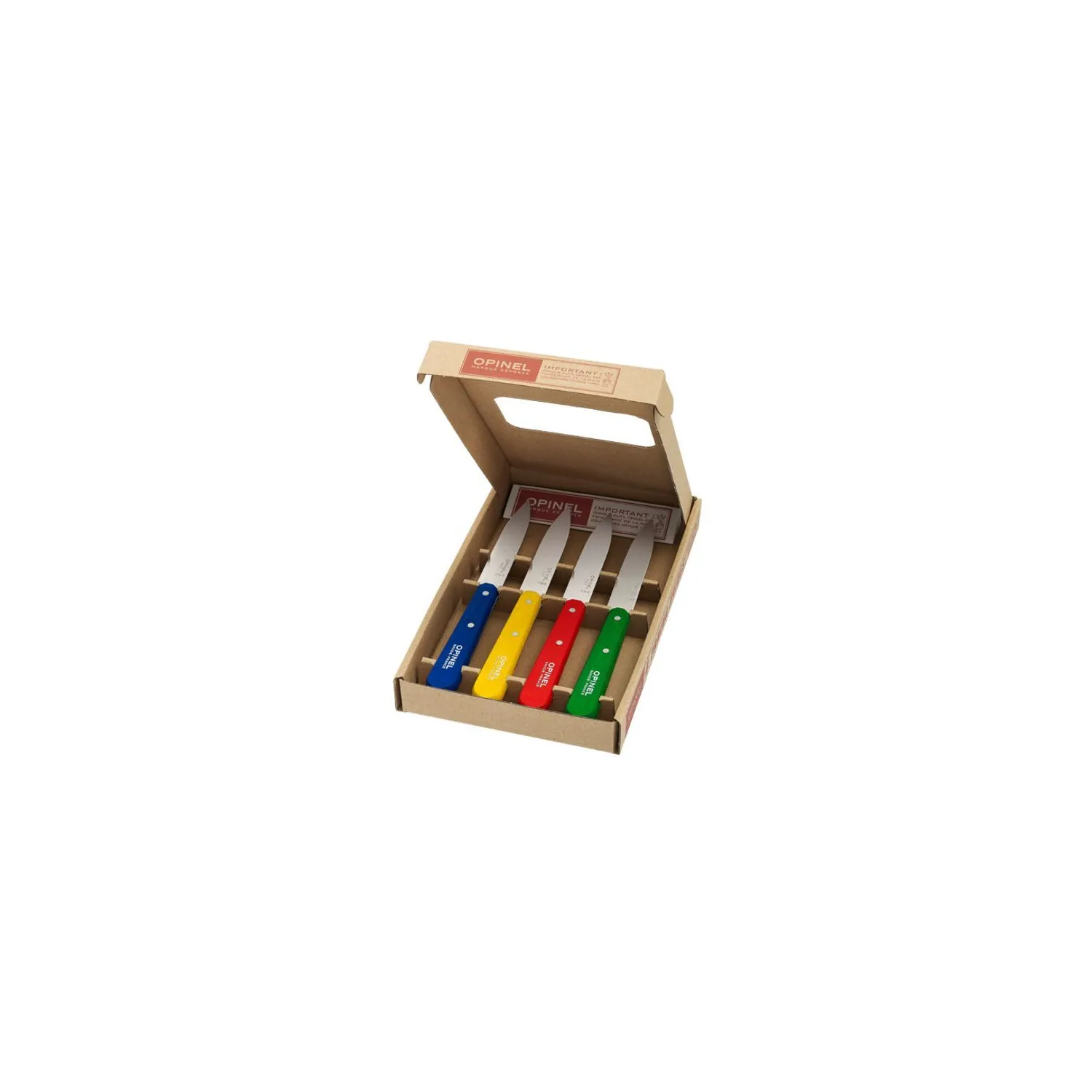 Coffret de 4 couteaux d'office N°112 classique
