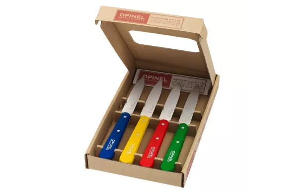 OPINEL Coffret de 4 couteaux Office Couleurs - Classique