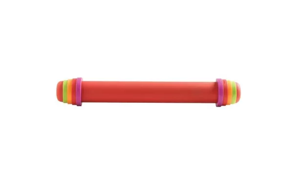 MASTRAD Rouleau à pâtisserie ajustable Rouge
