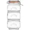 KILNER Set de 3 bocaux empilables