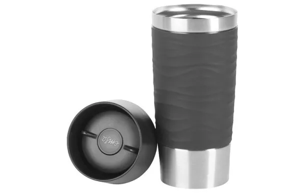 EMSA Mug isotherme 0.36 L Noir - Travel Mug Waves