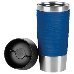 EMSA Mug isotherme 0.36 L Bleu - Travel Mug Waves