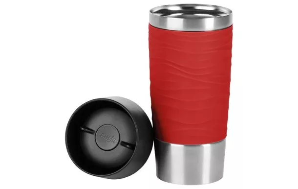 EMSA Mug isotherme 0.36 L Rouge - Travel Mug Waves