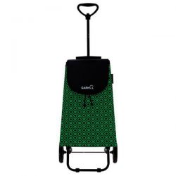 FINDIS EBJ Poussette de marché 38 L / 2 roues - Télescopique Œil Vert