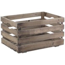 Aucune marque Caisse bois vieilli l40cm