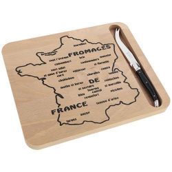 JEAN DUBOST Plateau Fromages de France avec couteau