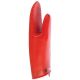 MASTRAD Gant de cuisine silicone & coton Rouge