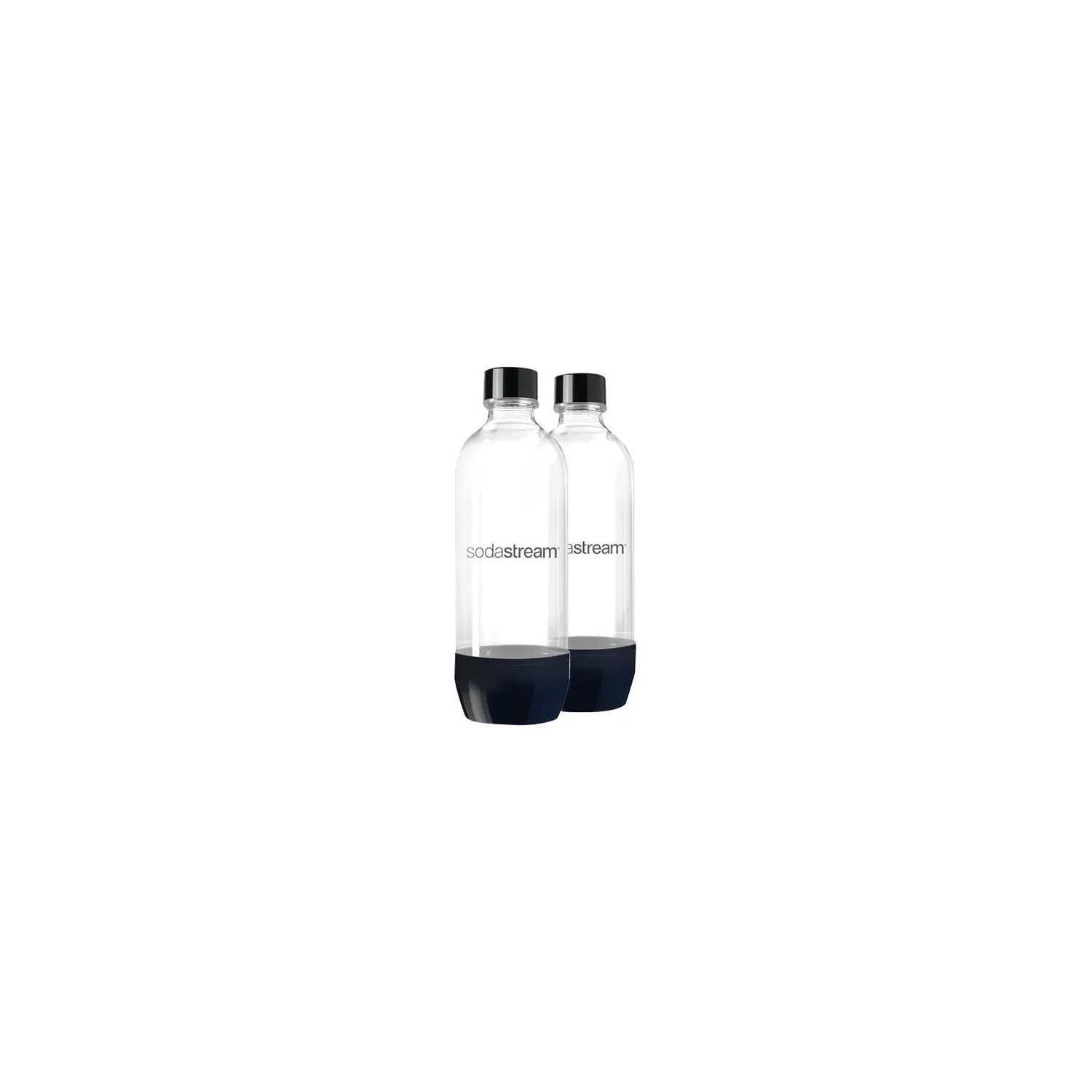 Pack bouteilles pour machine à soda SodaStream Classique – Lot de 2 x 1 L, Snap & Lock, compatible lave-vaisselle, sans BPA