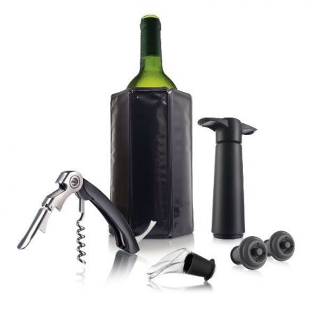 VACUVIN Coffret accessoires 6 pièces pour le Vin