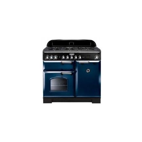 Cuisinière FALCON Classic deluxe 100 bleu roi/chrome - CDL100DFRB/C