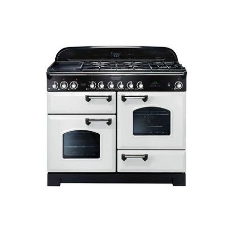 piano de cuisson FALCON classic 110 deluxe blanc/chrome - CDL110DFWHC.EU