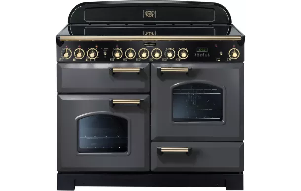 Cuisinière FALCON Classic Deluxe 110 Induction gris ardoise cuivré CDL110EISL/B-EU