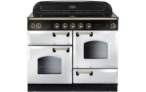 Cuisinière FALCON Classic Deluxe 110 Induction blanche/cuivrée CDL110EIWH/B-EU