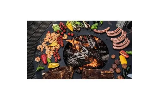 REMUNDI - Plancha brasero NERO L105 - 800702