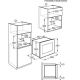 FAURE micro ondes solo tout intégrable 17 l FMSN5SX