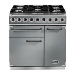 Cuisinière FALCON Semi Pro DELUXE 900 Mixte Inox/Chrome-F900DXDFSS/CM-EU