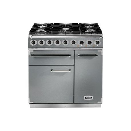 Cuisinière FALCON Semi Pro DELUXE 900 Mixte Inox/Chrome-F900DXDFSS/CM-EU