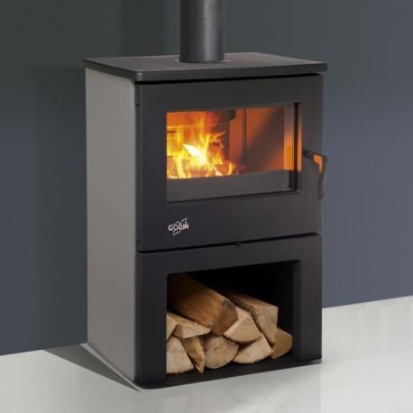 GODIN Poêle à bois Chinon 8,5 KW 362113GRISARG