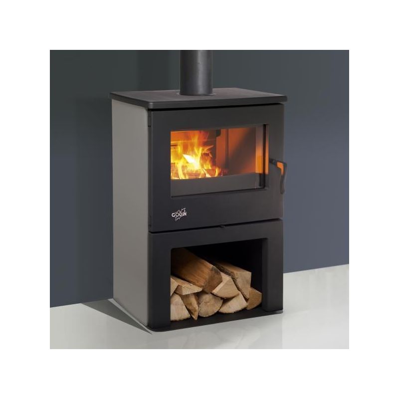 GODIN Poêle à bois Chinon 8,5 KW 362113GRISARG