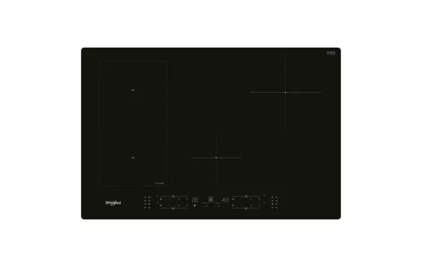 WHIRLPOOL Table induction 4 foyers largeur 77 cm WLB2977NE