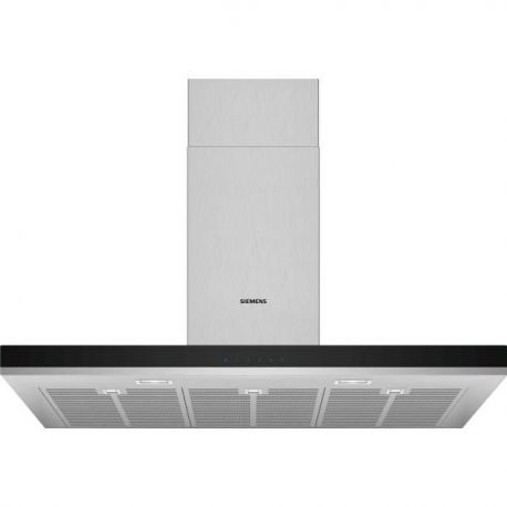 SIEMENS Hotte décorative 90 cm 739 m3/h inox - LC97BHM50