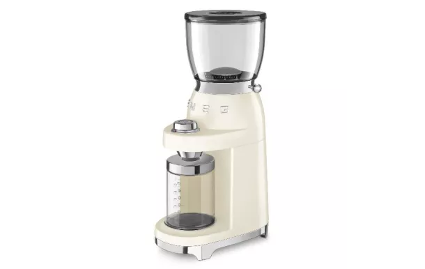 SMEG Broyeur à café Crème Années 50 - CGF01CREU