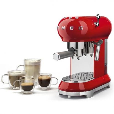 SMEG Machine à café Expresso Rouge  - Années 50