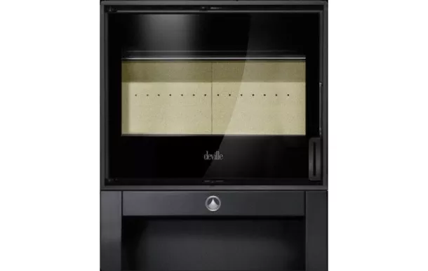 DEVILLE Poele à bois 8 Kw Leman C077BP.06