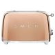 SMEG Toaster 2 tranches Rose Gold - Années 50 - TSF01RGEU