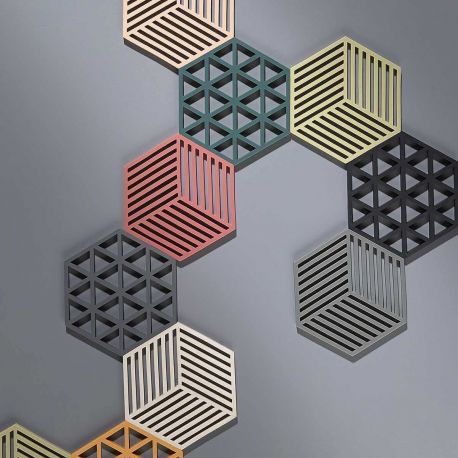 Dessous de plat hexagonal