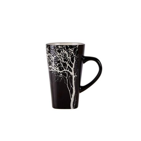 mug en grès 50 cl coloris noir