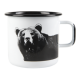 Tasse nordique en émail "l'ours"