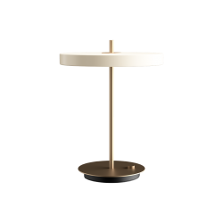 ASTERIA TABLE - PEARL WHITE  Ø 40 x 30 cm