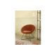 GARBO - FAUTEUIL VELOUR ET METAL