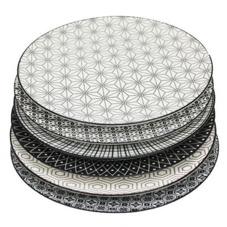 Assiette plates 21.5 cm - Komaé