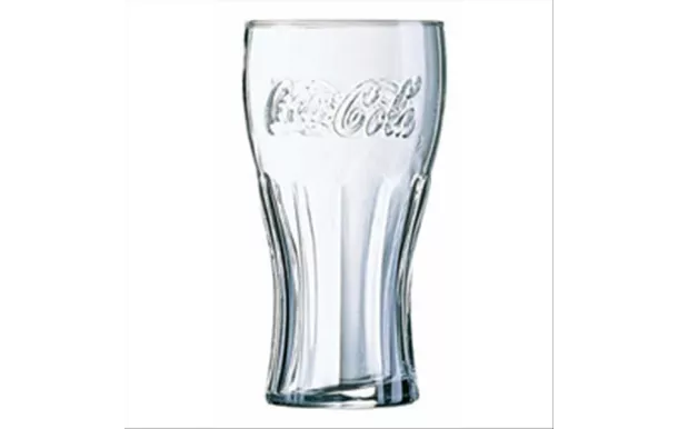 LUMINARC Lot de 3 gobelets hauts 37 cl - Coca Cola Contour