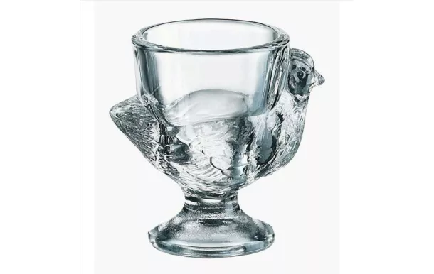 LUMINARC Lot de 3 coquetiers Poule