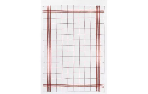 WINKLER Torchon à carreaux 50 x 70 cm Rouge - Classic Carreaux