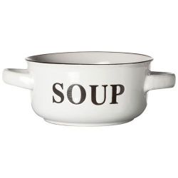 COSY & TRENDY Bol à soupe Blanc - Soup