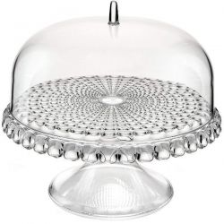 GUZZINI Cloche à gâteau 30 cm à pied Transparent - Tiffany