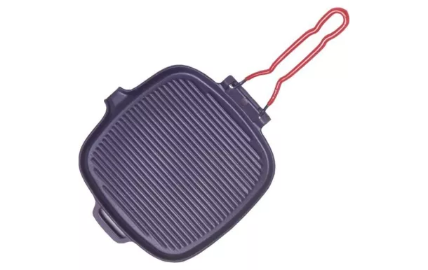 INVICTA Grill carré 25 cm en fonte avis moins cher