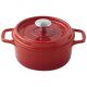 INVICTA Cocotte en fonte ronde 28 cm Rubis