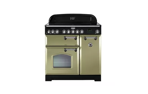 Cuisinière FALCON Classic Deluxe 90 vitrocéramique Vert/chromé CDL90ECOG/C-EU
