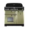 Cuisinière FALCON Classic Deluxe 90 vitrocéramique Vert/chromé CDL90ECOG/C-EU
