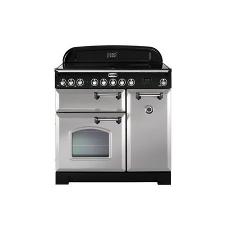 Cuisinière FALCON Classic Deluxe 90 vitrocéramique Gris/chromé CDL90ECRP/C-EU