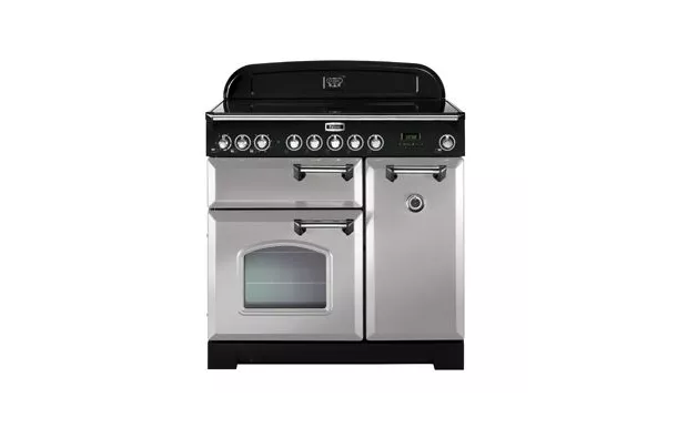 Cuisinière FALCON Classic Deluxe 90 vitrocéramique Gris/chromé CDL90ECRP/C-EU
