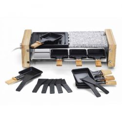 KITCHENCHEF Raclette / Grill de table 8 personnes - WOODFAMILY8