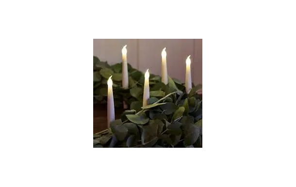 BOUGIES A PINCER, LOT DE 10 AVEC TELECOMMANDE