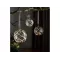 BOULE VERRE A SUSPENDRE EN LED 8 CM