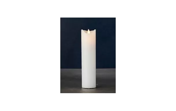 BOUGIE SARA 30 CM BLANCHE
